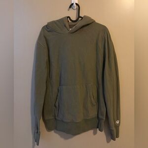 Todd Snyder x Champion Olive Green French Terry Hoodie